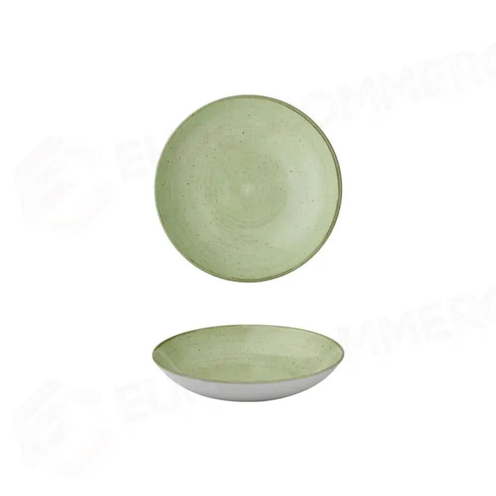 PIATTO FONDO COUPE 18.2 CM STONECAST SAGE GREEN SSASEVB71 CHURCHILL - 9782912 - MEDRI