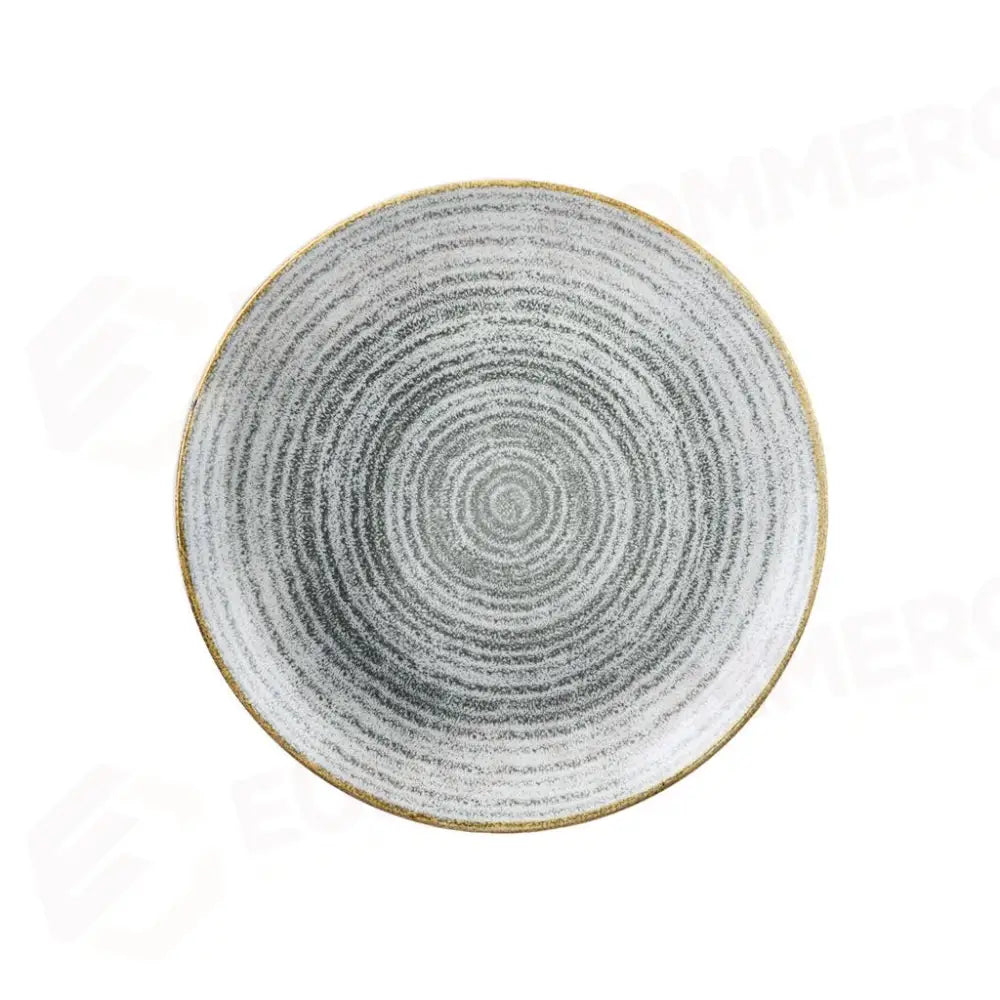 PIATTO FONDO COUPE 18,2 CM STUDIO PRINTS HOMESPUN STONE GREY SPSGEVB71 CHURCHILL - 9780845 - MEDRI