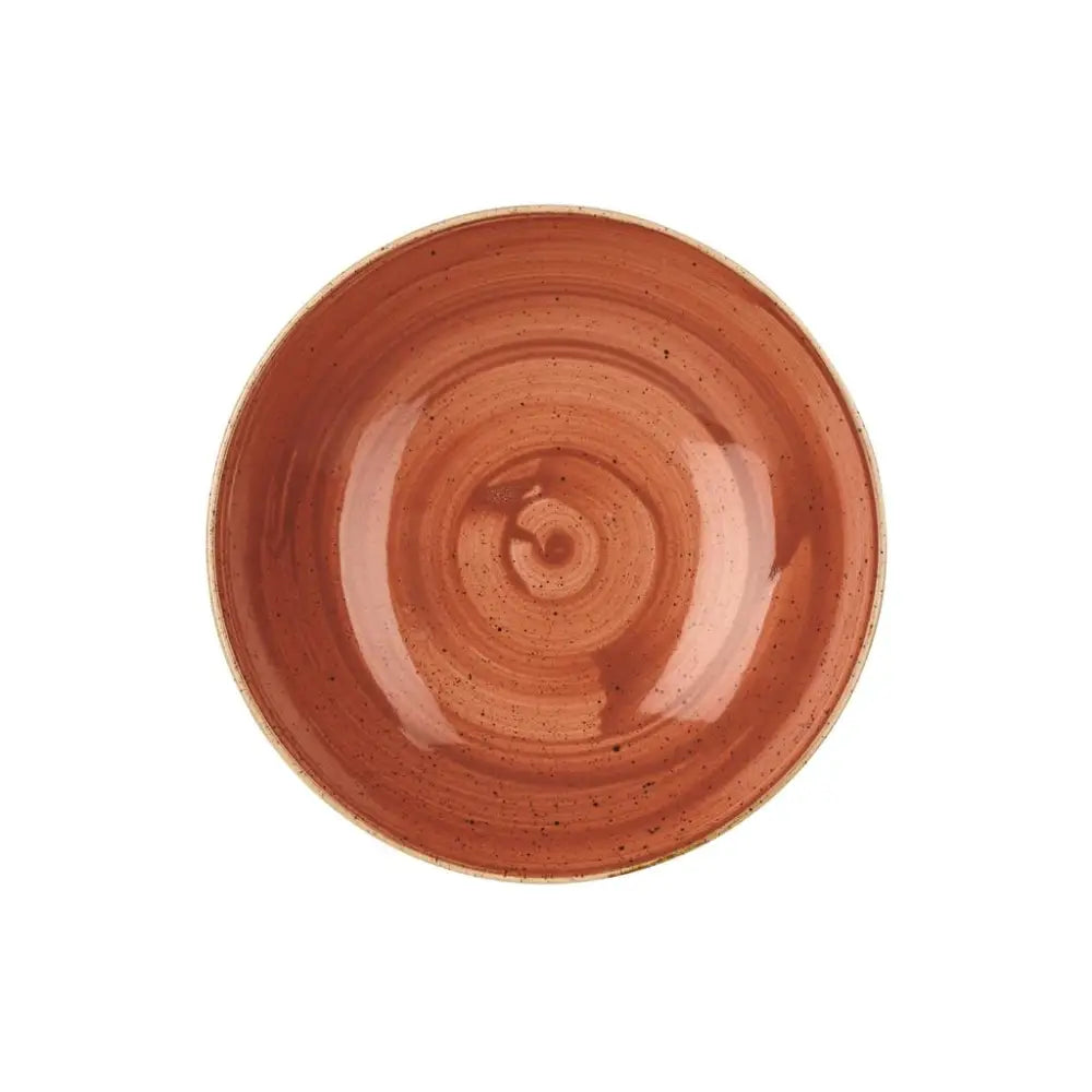 PIATTO FONDO COUPE 18,3 CM STONECAST SPICED ORANGE SSOSEVB71 CHURCHILL - 9780786 - MEDRI