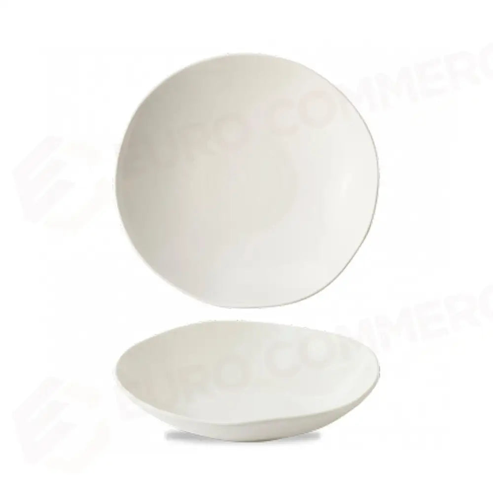 PIATTO FONDO COUPE 22 CM ENVISAGE NATURAL WHITE WHPB221 CHURCHILL - 9783551 - MEDRI