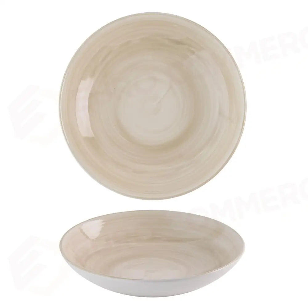PIATTO FONDO COUPE 24.8 CM CANVAS NATURAL STONECAST CSNTEVB91 CHURCHILL - 9783140 - MEDRI