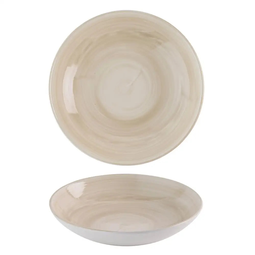 PIATTO FONDO COUPE 24.8 CM CANVAS NATURAL STONECAST CSNTEVB91 CHURCHILL - 9783140 - MEDRI