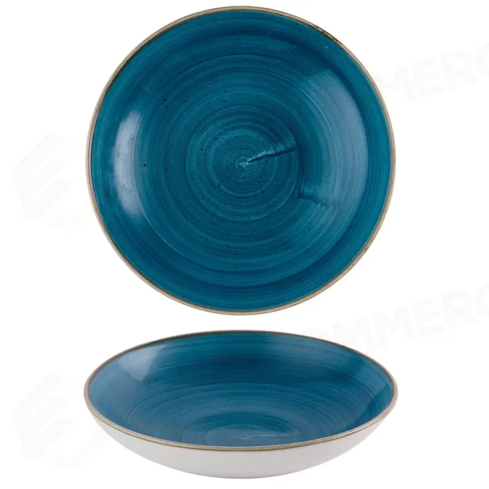 PIATTO FONDO COUPE 24.8 CM JAVA BLUE STONECAST SNTSEVB91 CHURCHILL - 9783283 - MEDRI