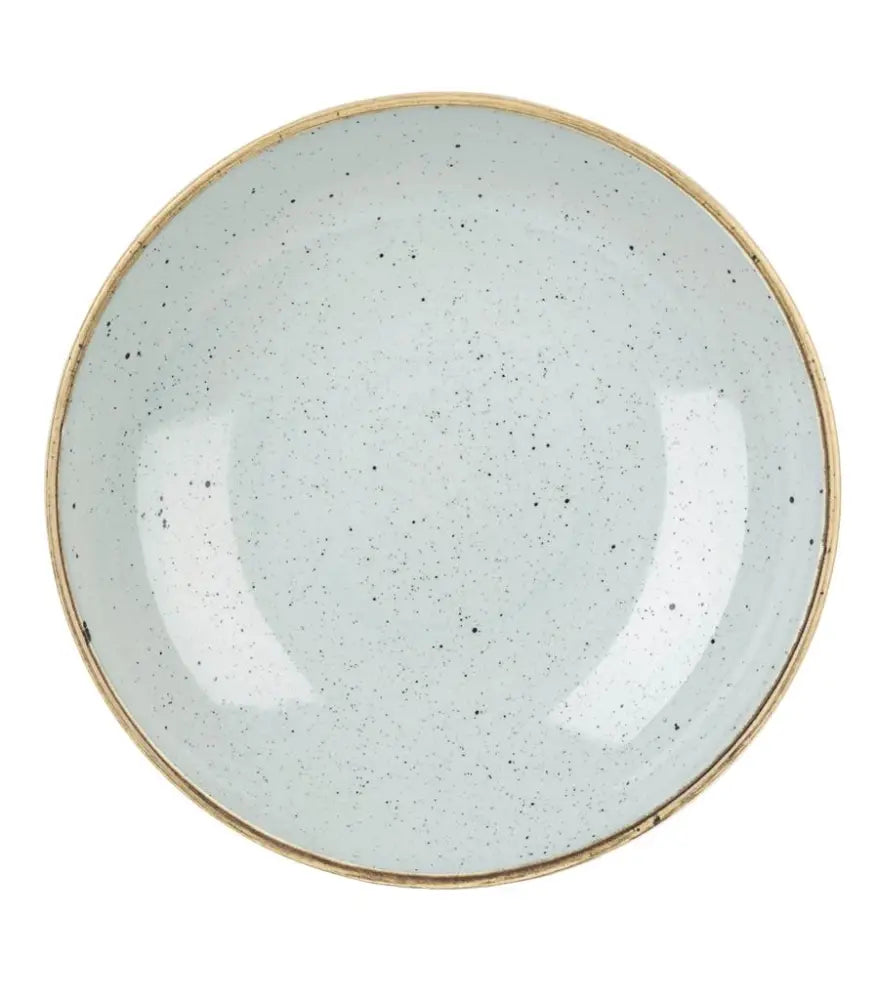 PIATTO FONDO COUPE 24,8 CM STONECAST DUCK EGG BLUE SDESEVB91 CHURCHILL - 9780710 - MEDRI