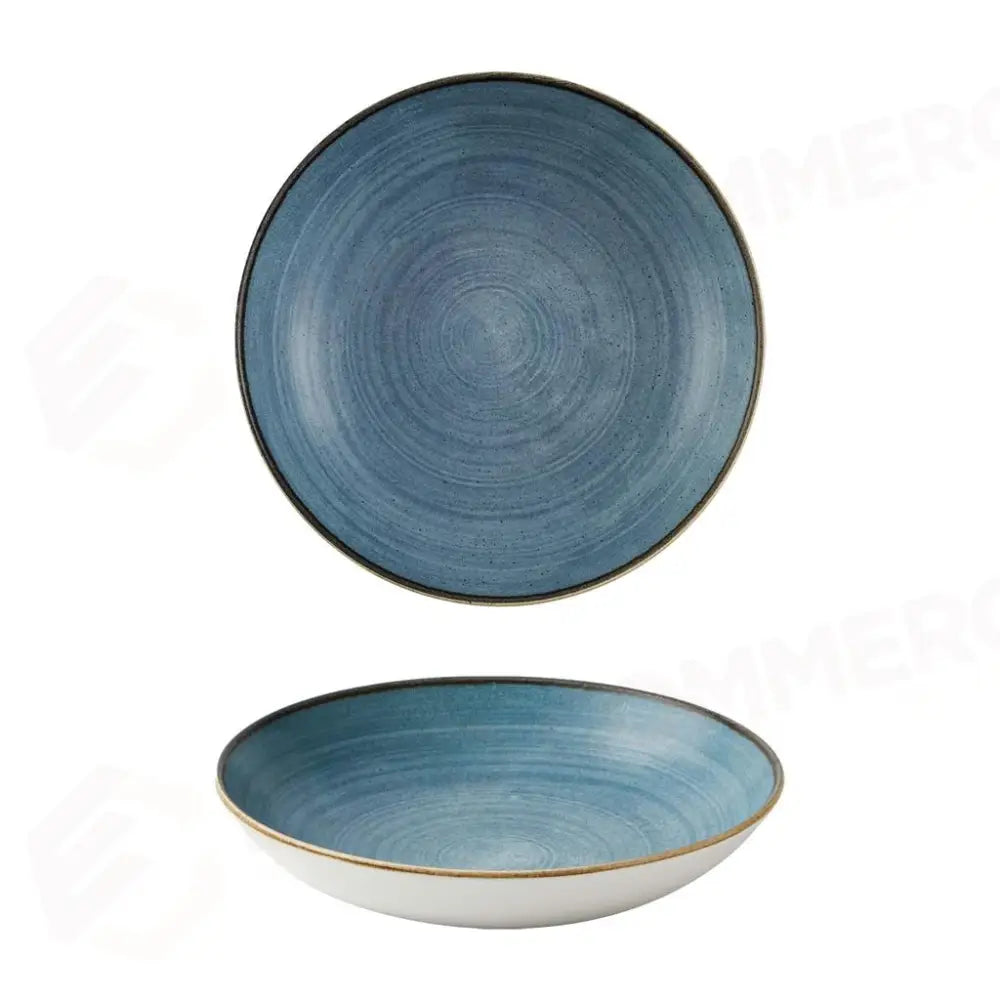 PIATTO FONDO COUPE 24.8 CM STONECAST RAW TEAL SRBEEVB91 CHURCHILL - 9782590 - MEDRI