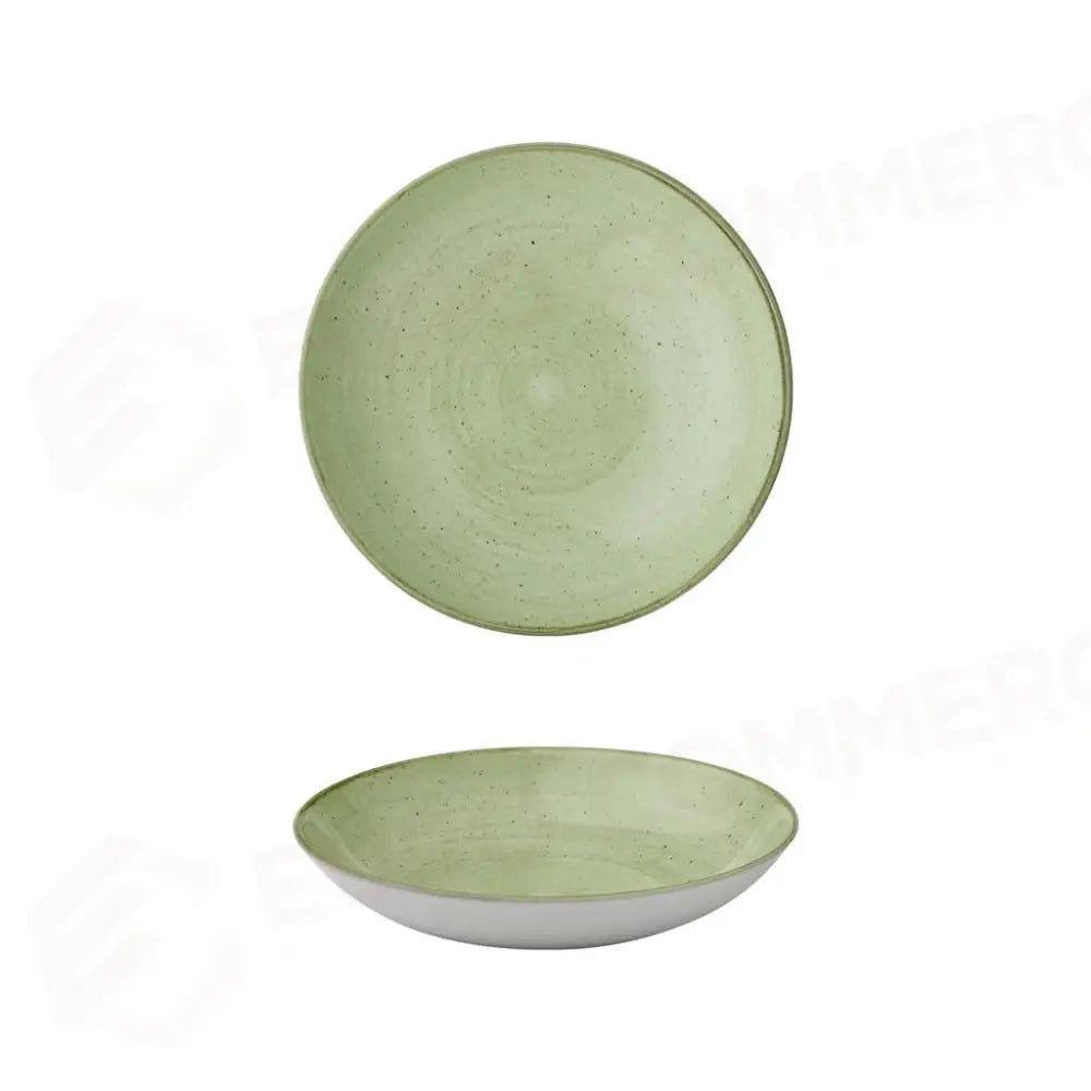 PIATTO FONDO COUPE 24.8 CM STONECAST SAGE GREEN SSASEVB91 CHURCHILL - 9782874 - MEDRI
