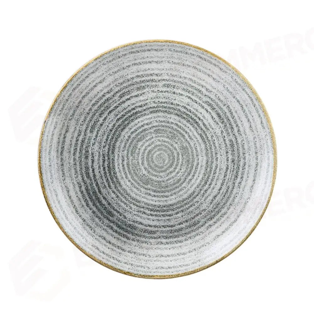 PIATTO FONDO COUPE 24,8 CM STUDIO PRINTS HOMESPUN STONE GREY SPSGEVB91 CHURCHILL - 9780844 - MEDRI