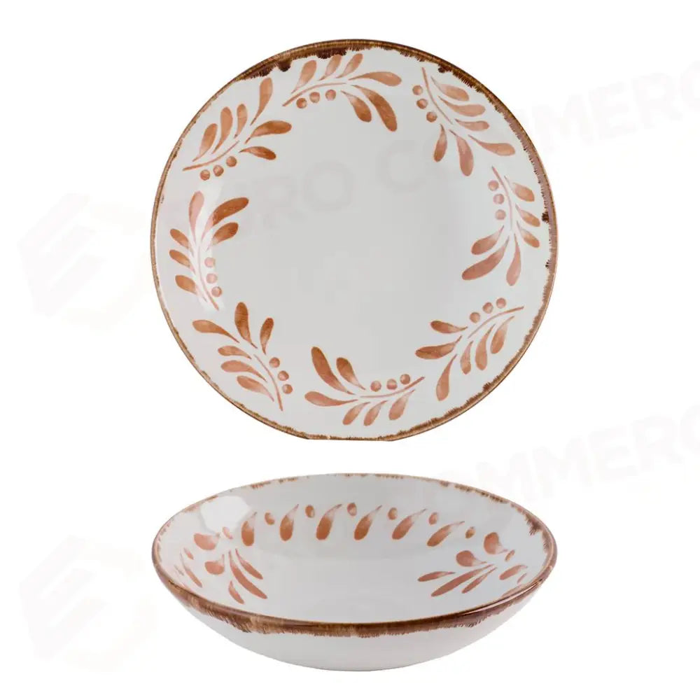 PIATTO FONDO COUPE 24.8 CM TERRACOTTA HARVEST MEDITERRANEAN METEEVB91 DUDSON - 9783303 - MEDRI
