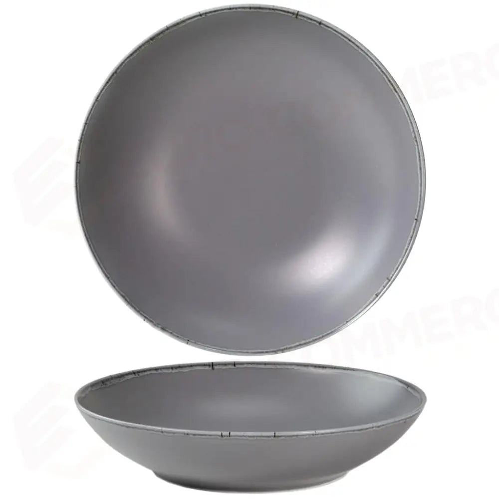 PIATTO FONDO COUPE 24 CM SATURNO NEUTRAL GRIGIO COSTA VERDE - 10260438 - MEDRI
