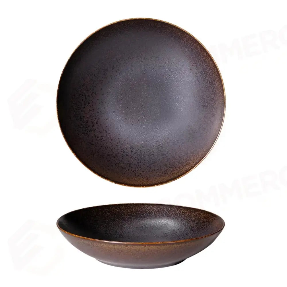PIATTO FONDO COUPE 24 CM SATURNO POWERFUL MARRONE 0025 COSTA VERDE - 10260463 - MEDRI