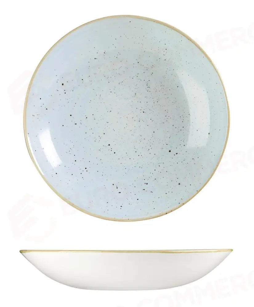PIATTO FONDO COUPE 31 CM STONECAST DUCK EGG BLUE SDESPLC21 CHURCHILL - 9780709 - MEDRI