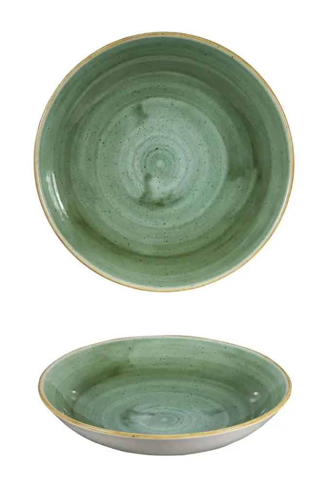 PIATTO FONDO COUPE 31 CM STONECAST SAMPHIRE GREEN SSGSPLC21 CHURCHILL - 9782266 - MEDRI