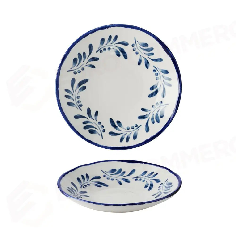 PIATTO FONDO COUPE ORGANIC 21 CM HARVEST MEDITERRANEAN BLUE MEIKDC201 DUDSON - 9782957 - MEDRI