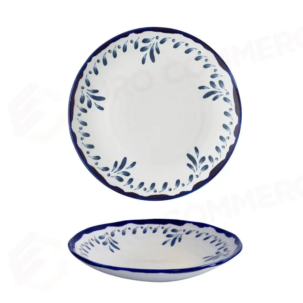 PIATTO FONDO COUPE ORGANIC 25 CM HARVEST MEDITERRANEAN BLUE MEIKDC251 DUDSON - 9782715 - MEDRI