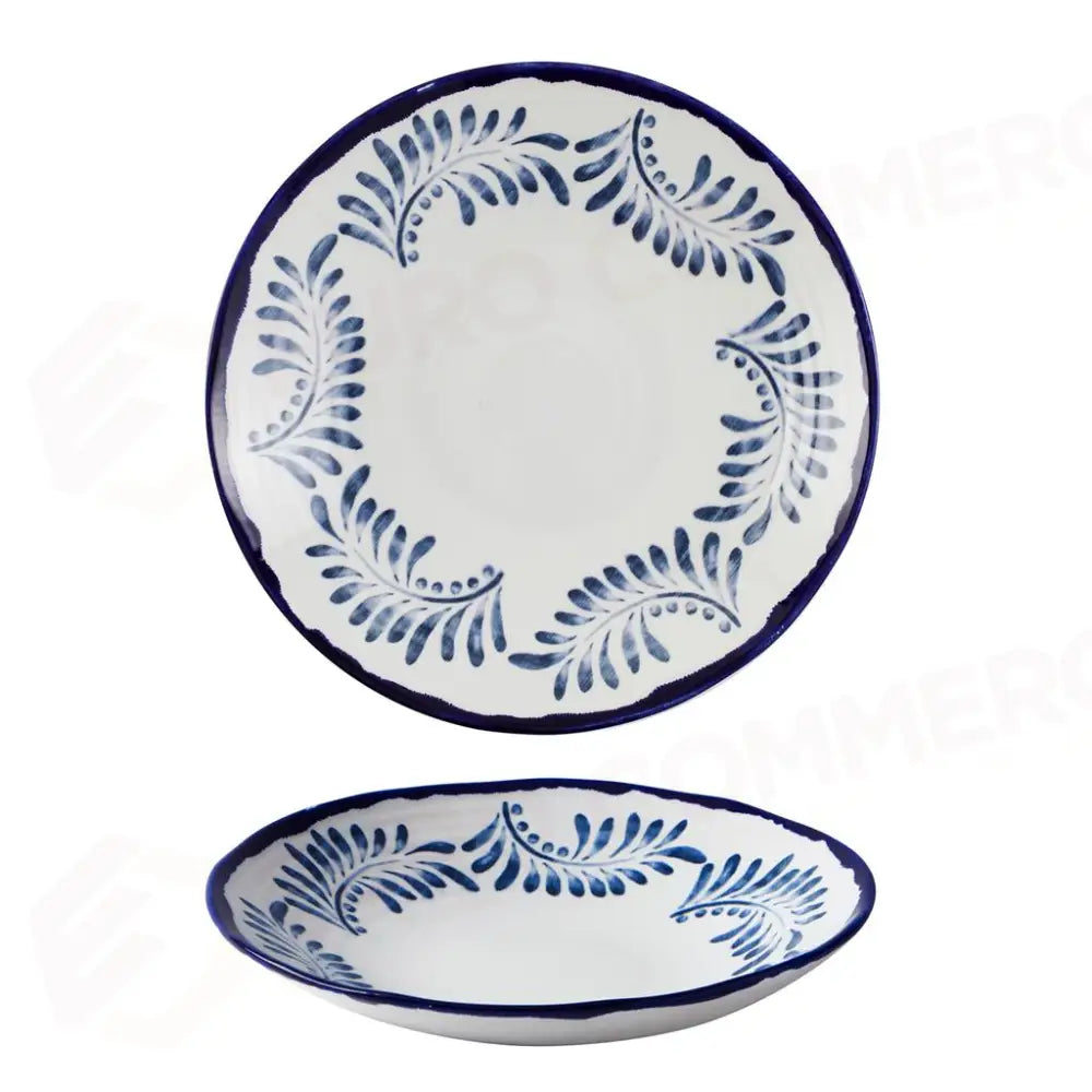 PIATTO FONDO COUPE ORGANIC 28 CM HARVEST MEDITERRANEAN BLUE MEIKDC291 DUDSON - 9782956 - MEDRI