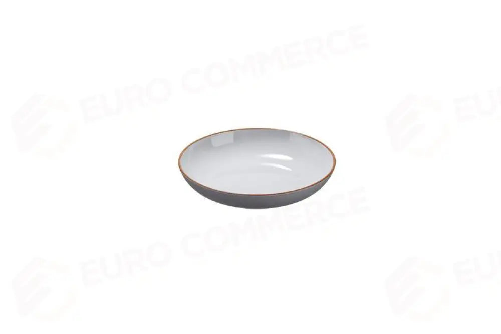 PIATTO FONDO IN RPET GRIGIO - 22,2X4,4 CM - N0008 - LEONE - RPET