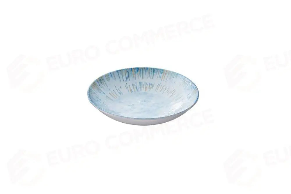 PIATTO FONDO OCEANO AZZURRO - Ø18,5X4 CM - T8689 - LEONE - MELAMINA COLOR