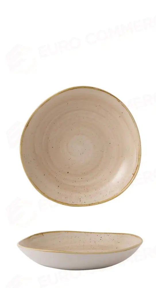 PIATTO FONDO ORGANIC 25,3 CM STONECAST NUTMEG CREAM SNMSOGB11 CHURCHILL - 9780898 - MEDRI