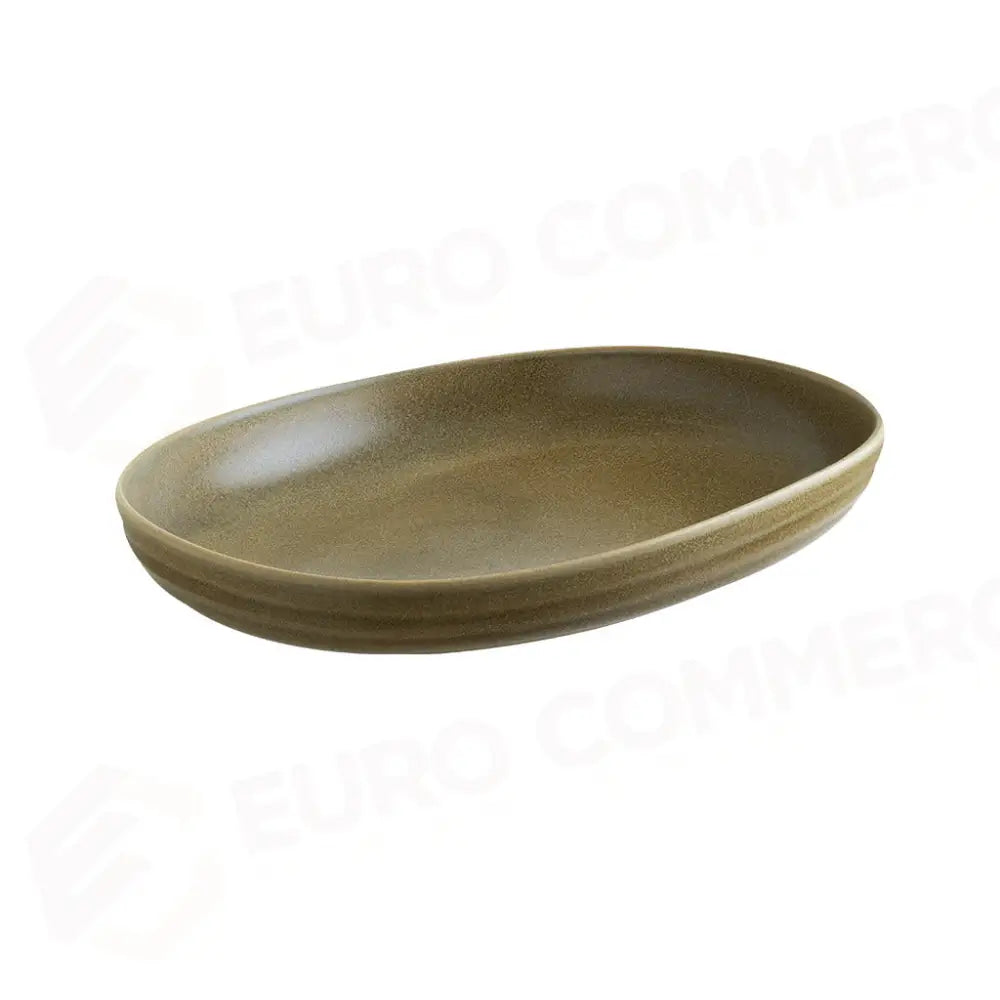 PIATTO FONDO OVALE CM.31X24 TERRA POTT - B.TRA.POT31OV - BONNA - PIATTI GOURMET