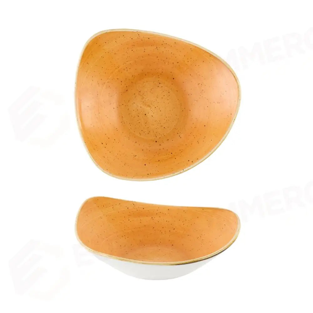 PIATTO FONDO TRIANGOLARE 15.3 CM TANGERINE STONECAST STGSTRB61 CHURCHILL - 9783036 - MEDRI