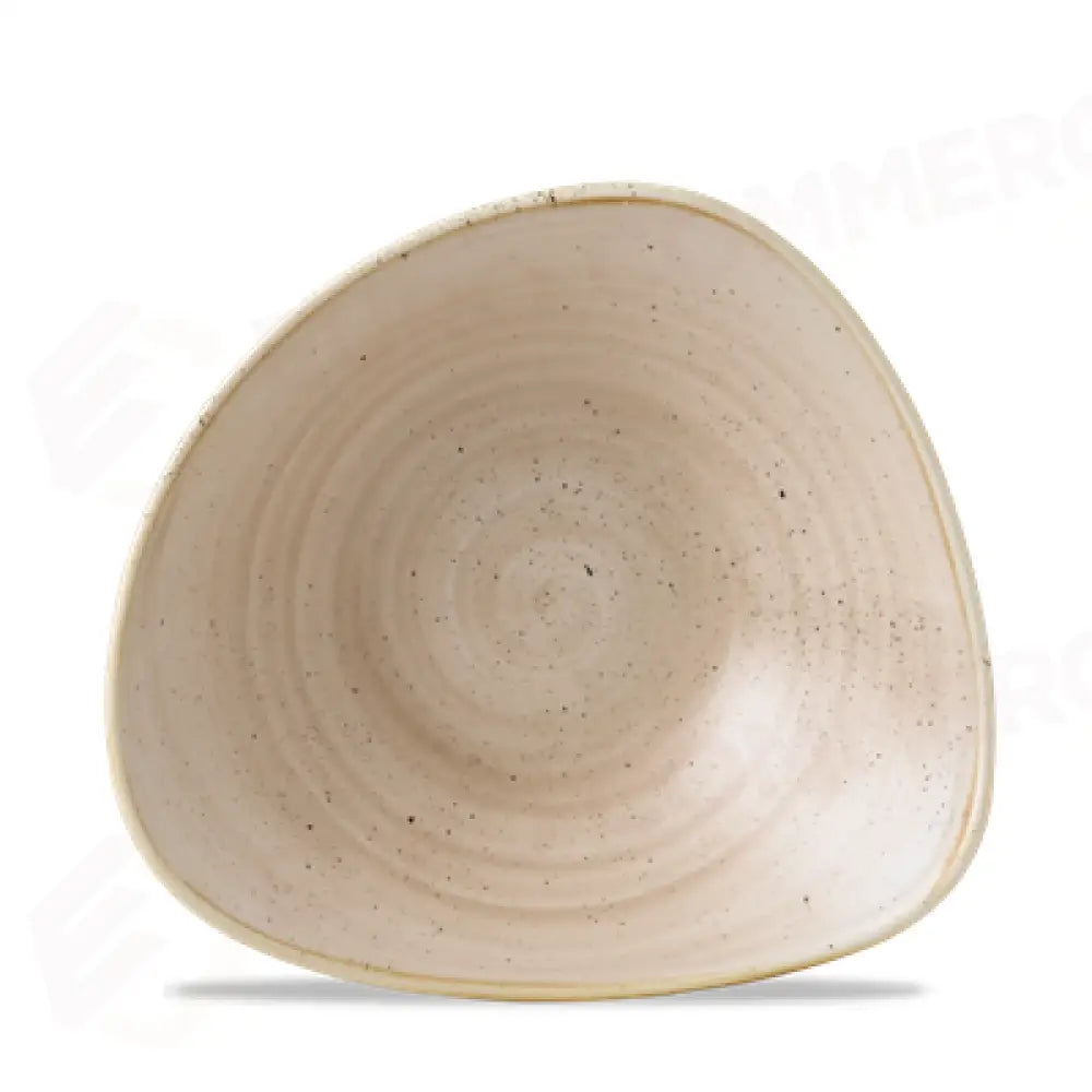 PIATTO FONDO TRIANGOLARE 23,5 CM STONECAST NUTMEG CREAM SNMSTRB91 CHURCHILL - 9780902 - MEDRI