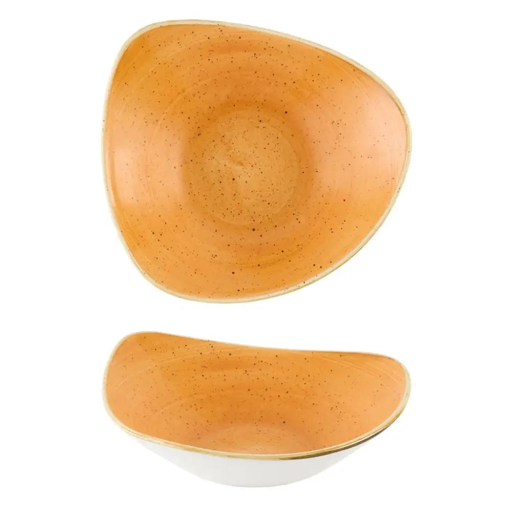 PIATTO FONDO TRIANGOLARE 23.5 CM TANGERINE STONECAST STGSTRB91 CHURCHILL - 9783293 - MEDRI