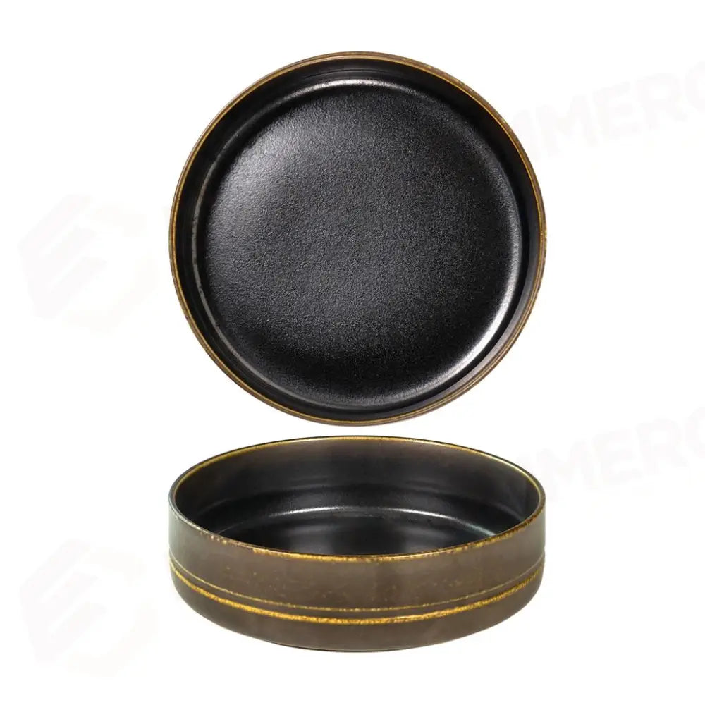 PIATTO FONDO WALLED 17 CM TABACO MARRONE 25428W985 MEDRI - 11460365 - MEDRI