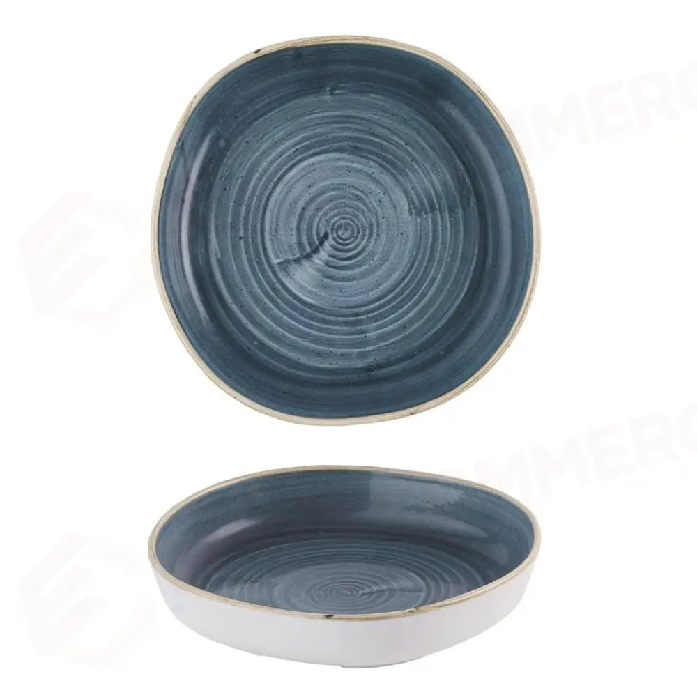 PIATTO FONDO WALLED ORGANIC 23 CM BLUEBERRY STONECAST SBBSWOB21 CHURCHILL - 9783164 - MEDRI