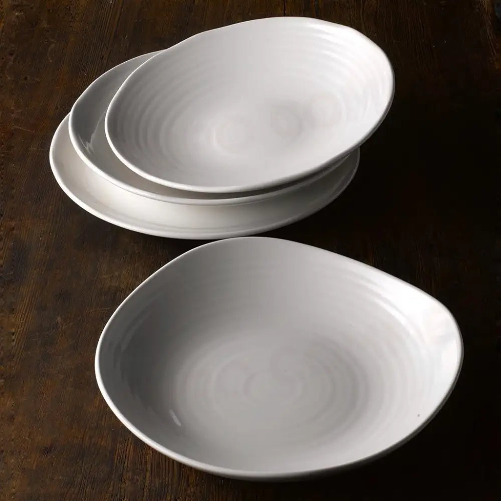 PIATTO FONDO WOBBLY 29,5 CM WHITE WHDUDW291 DUDSON - 9782518 - MEDRI