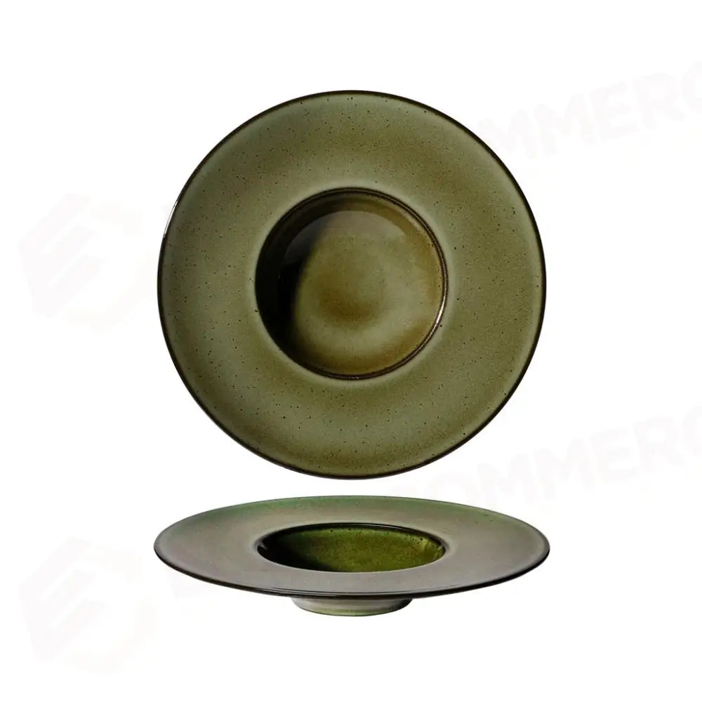 PIATTO GOURMET FONDO 18 CM SATURNO AMBITIOUS VERDE 1434 COSTA VERDE - 10260473 - MEDRI