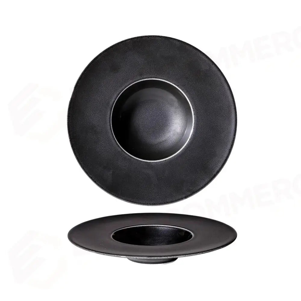 PIATTO GOURMET FONDO 18 CM SATURNO ANGRY NERO 1434 COSTA VERDE - 10260461 - MEDRI