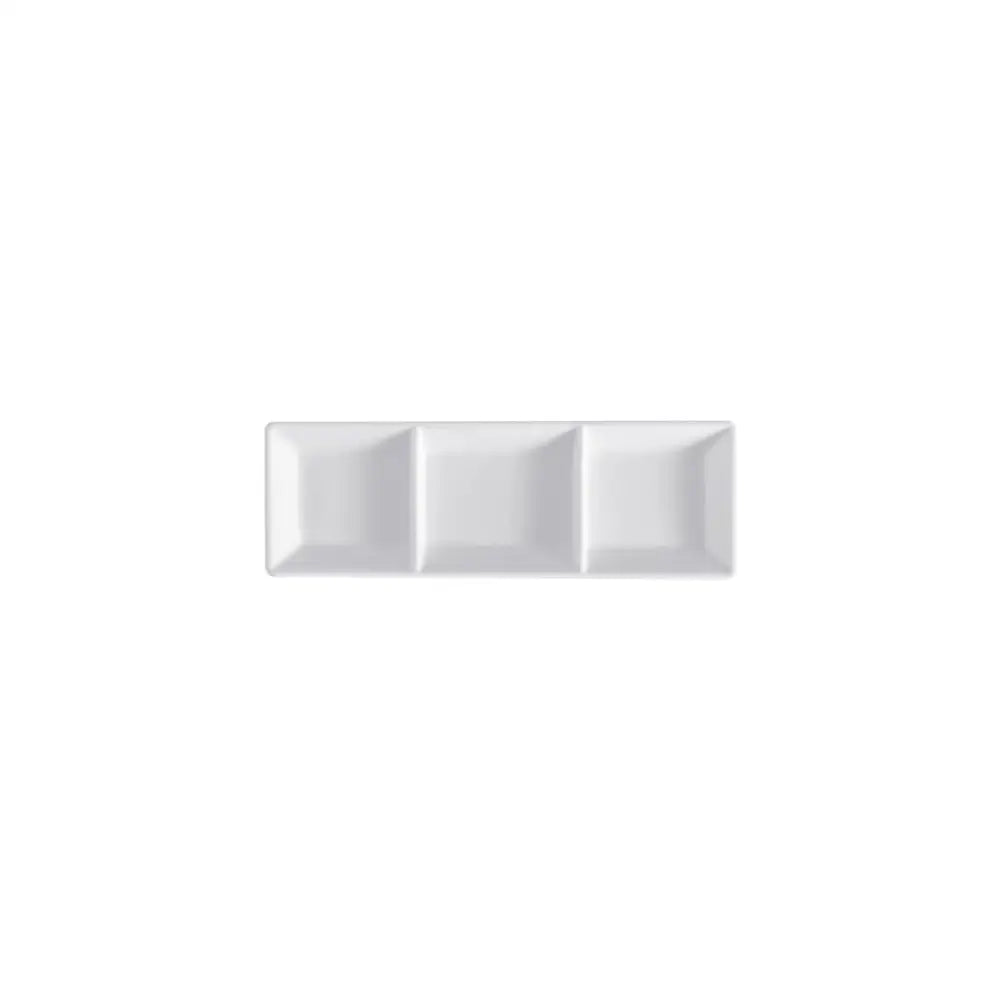 PIATTO HAPPY 3/SCOMPARTI CM. 16,5X6X2 - PB/192/16 - ROYALE - PIATTI GOURMET