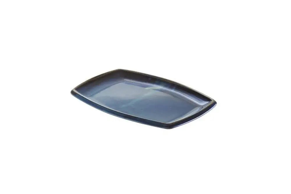 PIATTO IN MELAMINA IBIZA BLU - 22,4X15,5X2 CM - T8622 - LEONE - MELAMINA COLOR
