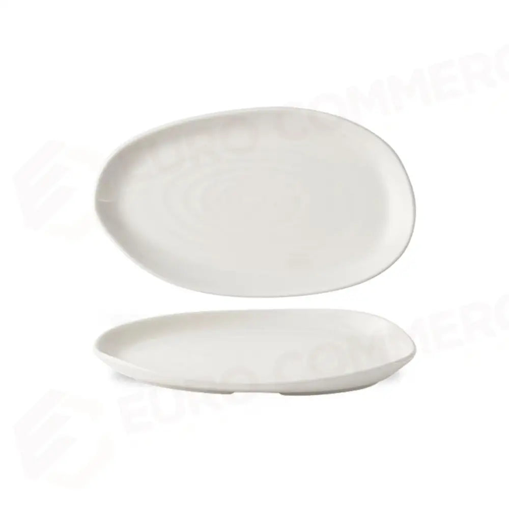 PIATTO OBLONG ORGANIC 22X13 CM WHITE ENVISAGE NATURAL WHPLA11 CHURCHILL - 9783737 - MEDRI