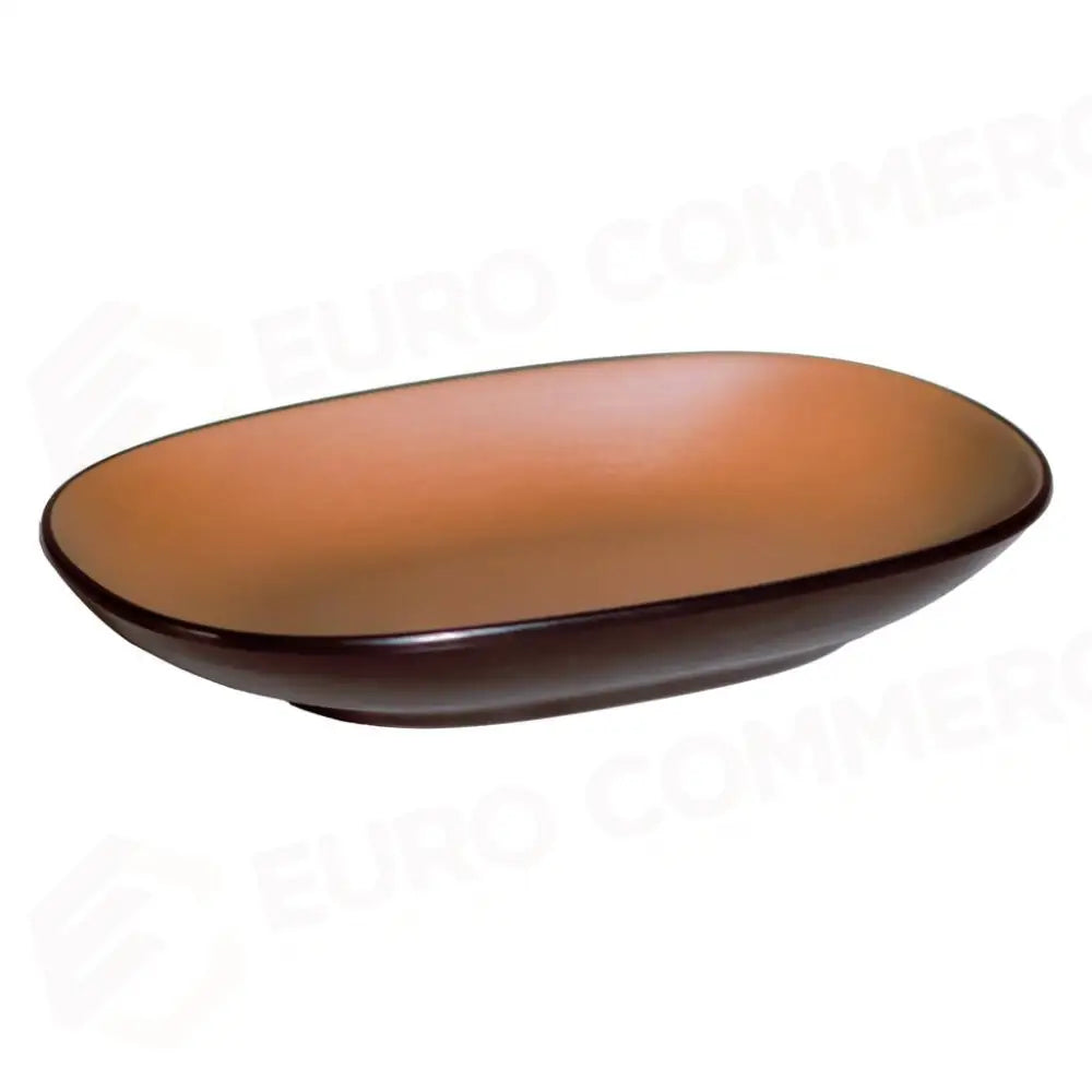 PIATTO OVALE 20X13 CM MELAMINA BICOLOR BROWN/BLACK YML-19127 MEDRI - 13170177 - MEDRI