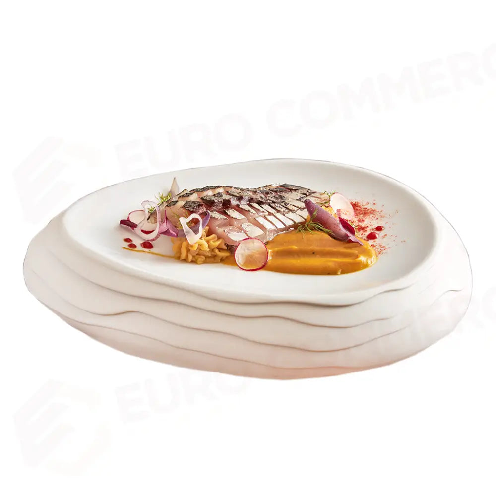 PIATTO OVALE 26X19 CM TERRA COSTA VERDE - 10260450 - MEDRI