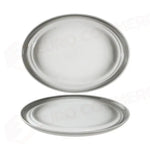 PIATTO OVALE 32X24CM AGMA BREEZE GRIGIO COSTA VERDE - 10260425 - MEDRI