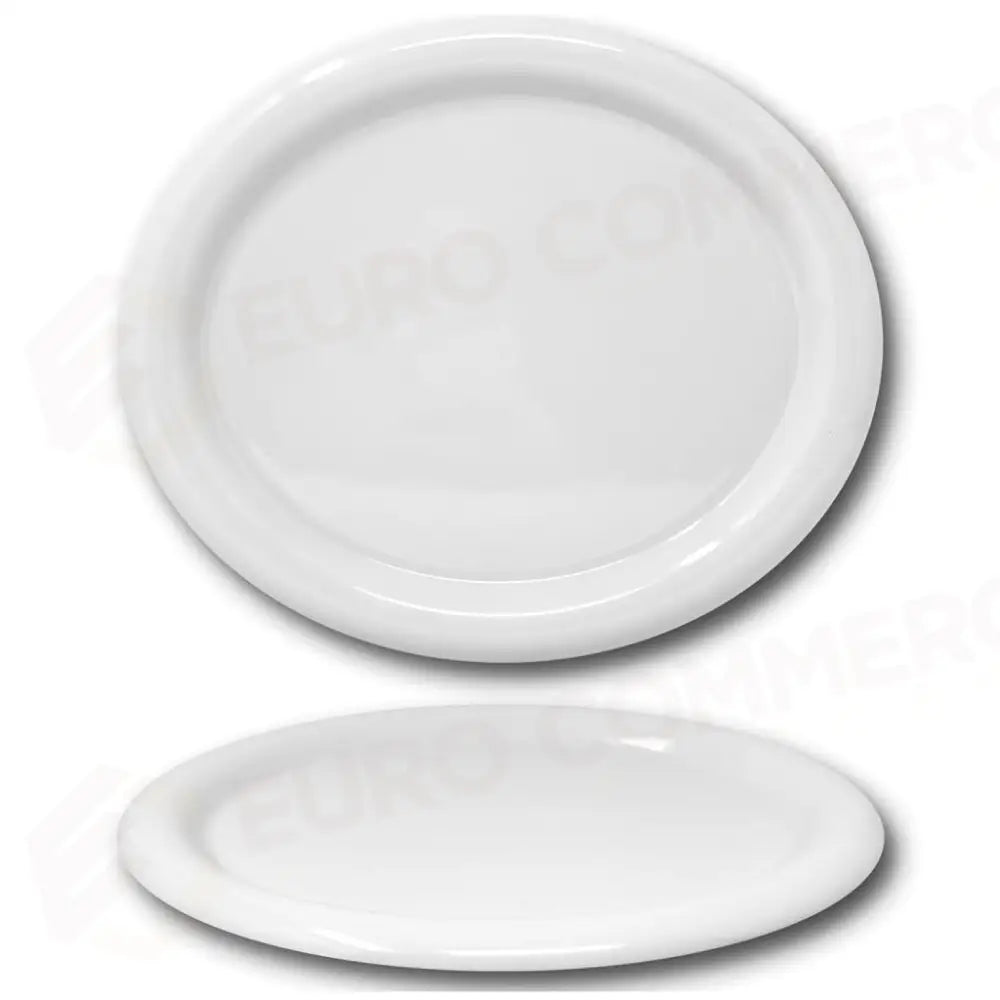 PIATTO OVALE 34 CM GIOTTO BIANCO SATURNIA - 6030819 - MEDRI