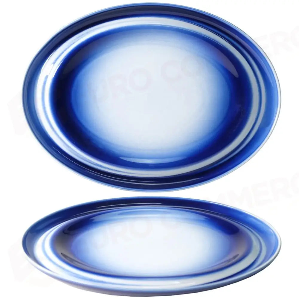 PIATTO OVALE 38X28 CM AGMA MARINO BLUE COSTA VERDE - 10260411 - MEDRI