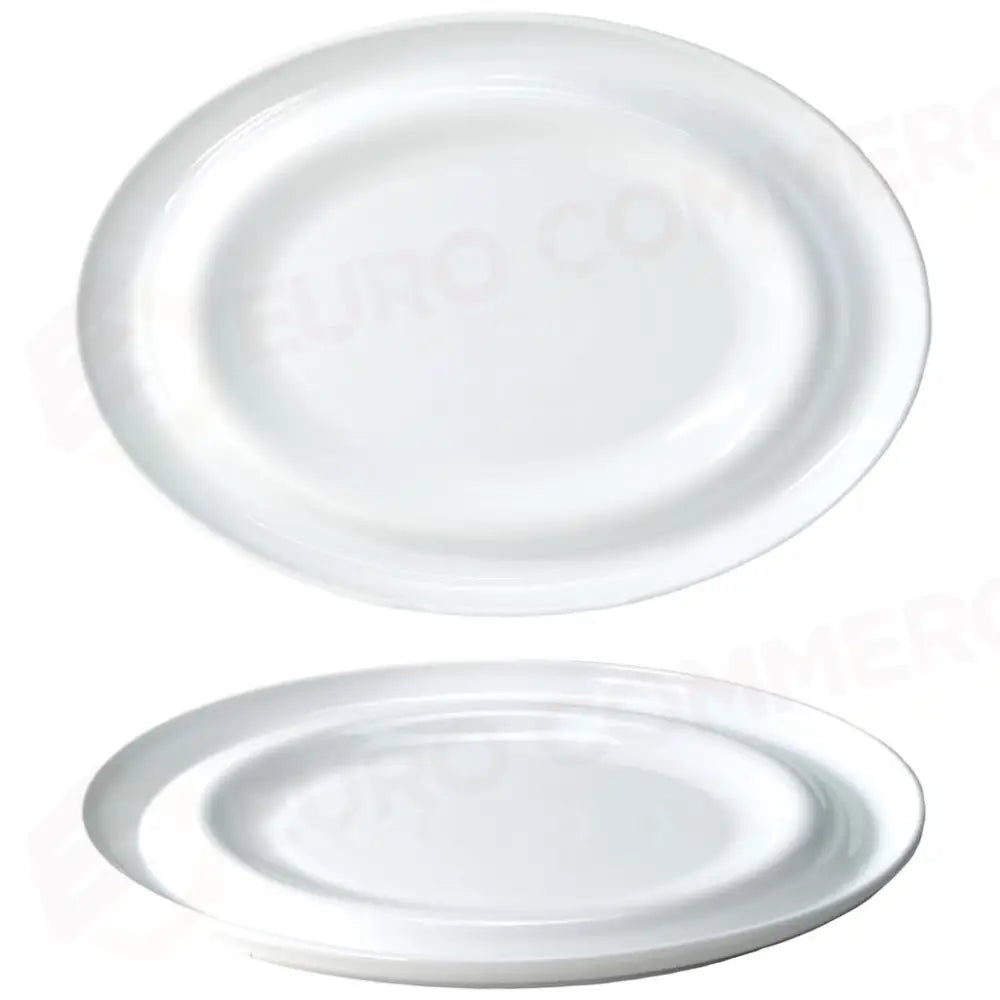 PIATTO OVALE 38X28 CM AGMA WHITE COSTA VERDE - 10260405 - MEDRI
