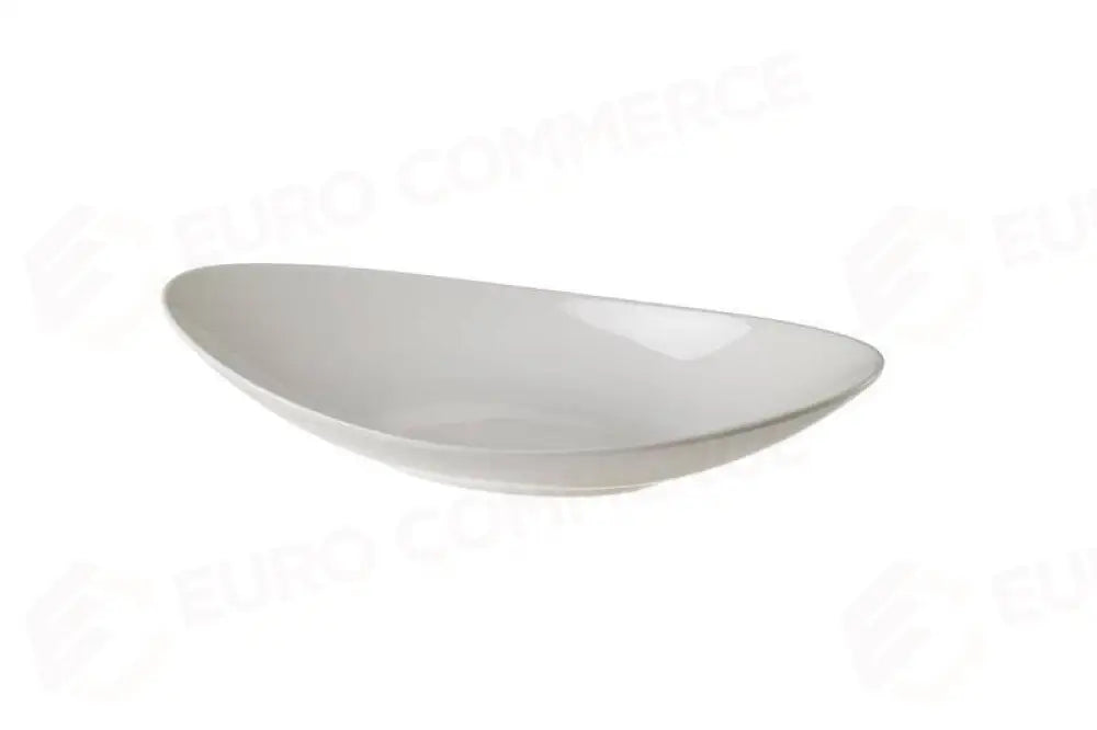 PIATTO OVALE BIANCO - MELAMINA CM.32X16.5X6 H - T8119 - LEONE - MELAMINA BIANCA