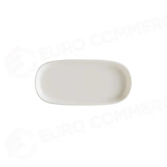 PIATTO OVALE CON BORDO CM.14X6,7 WHITE - B.HYG.14OV - BONNA