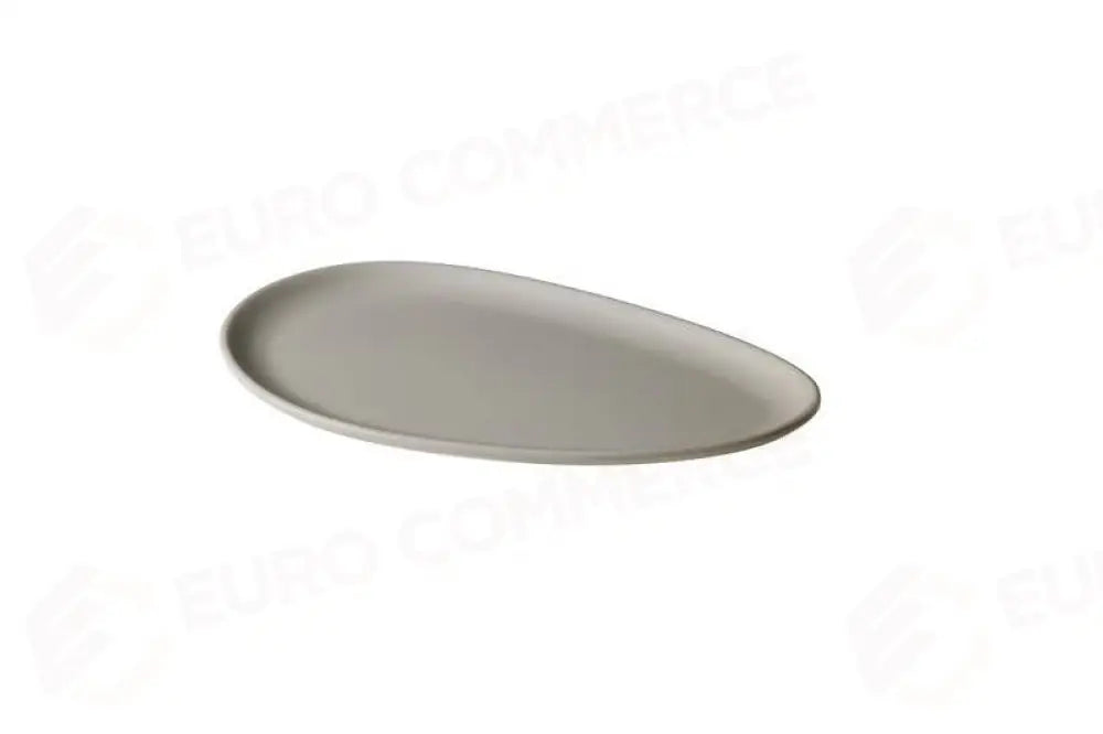 PIATTO OVALE GRIGIO GRIGIO CHIARO - 25X15X1,8 CM - T8502 - LEONE - MELAMINA COLOR