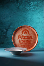 PIATTO PER PIZZA COLLEZIONE RICETTE ROSSO MATTONE. HENDI Ø310MM - 768778