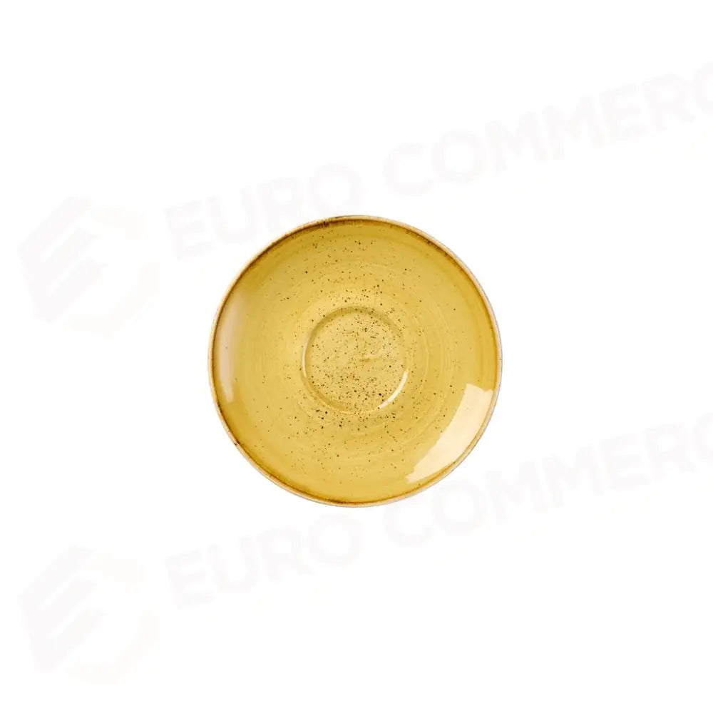 PIATTO PER TAZZA CAFFÈ 11.8 CM STONECAST MUSTARD YELLOW SMSSESS1 CHURCHILL - 9781549 - MEDRI