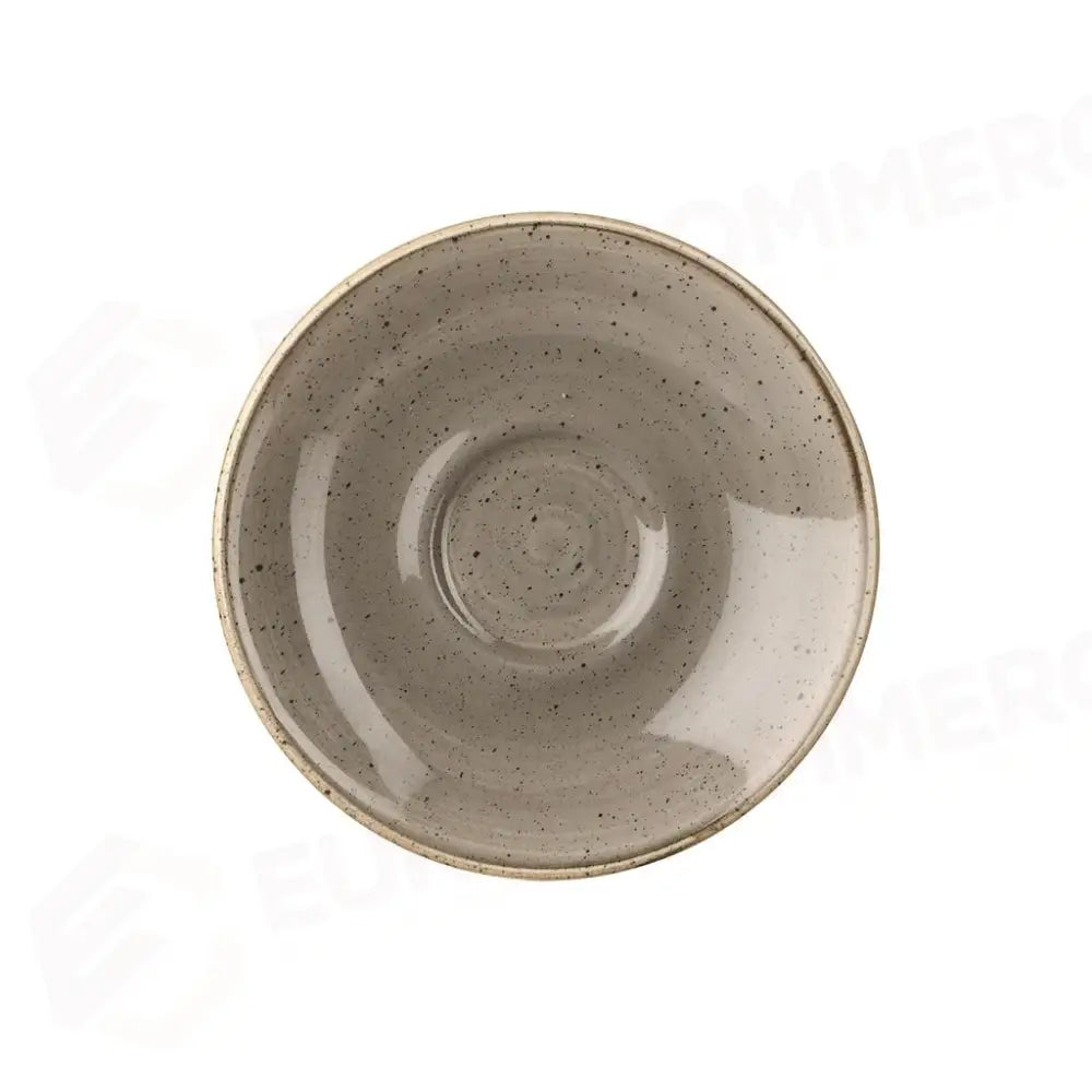 PIATTO PER TAZZA CAFFÈ 11,8 CM STONECAST PEPPERCORN GREY SPGSESS1 CHURCHILL - 9780775 - MEDRI