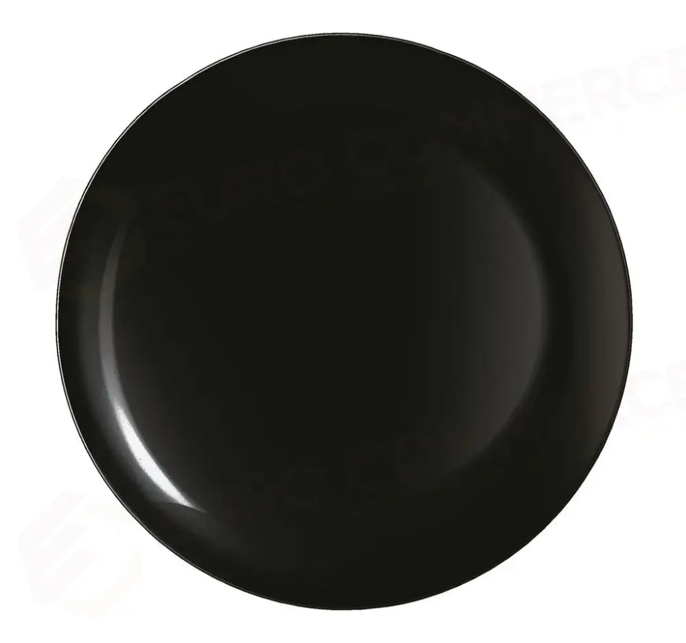 PIATTO PIANO 25 CM EVOLUTIONS BLACK NERO P1129 ARCOROC - 8064343 - MEDRI