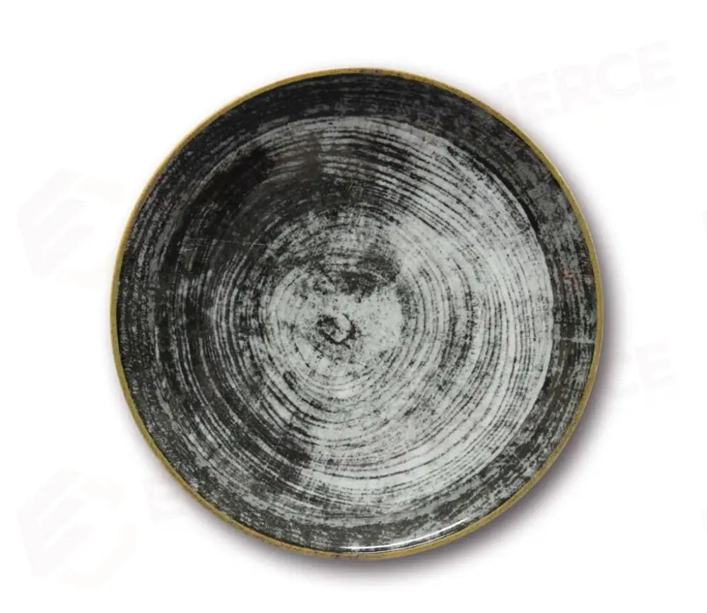 PIATTO PIANO 28 CM SIVIGLIA BLACK ROUND Z07 SATURNIA - 6030744 - MEDRI