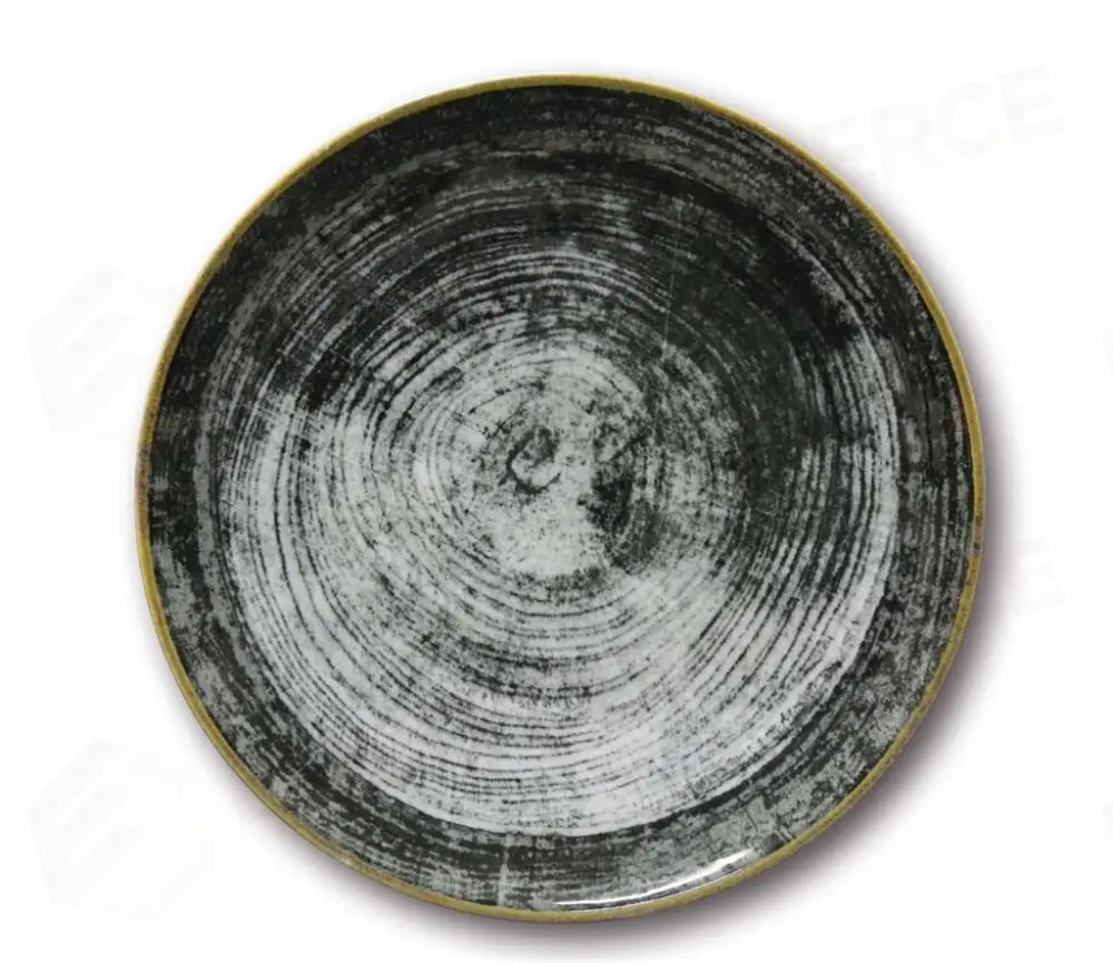 PIATTO PIANO 31 CM SIVIGLIA BLACK ROUND Z07 SATURNIA - 6030743 - MEDRI