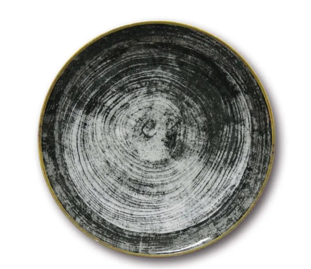 PIATTO PIANO 31 CM SIVIGLIA BLACK ROUND Z07 SATURNIA - 6030743 - MEDRI